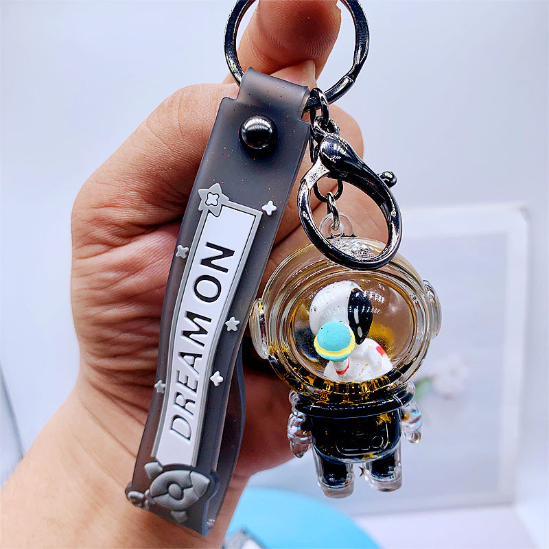 Wholesale Acrylic Oiled Spaceman Creative Keychain